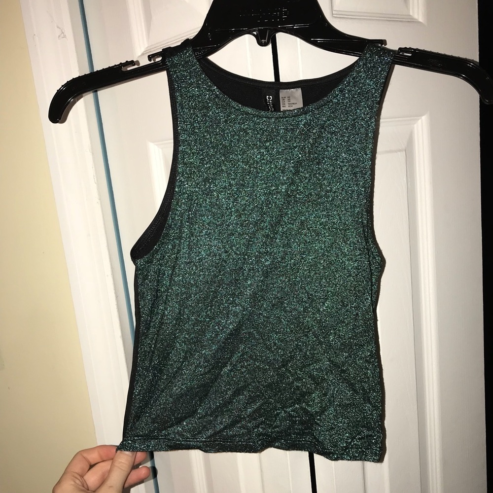 Sparkly crop top
